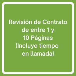 Revision de Contrato de entre 1 y 10 Paginas (Español o Inglés)